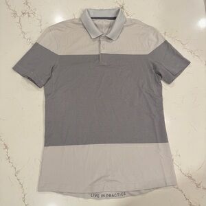 Lululemon Men's Gray Golf Polo Shirt